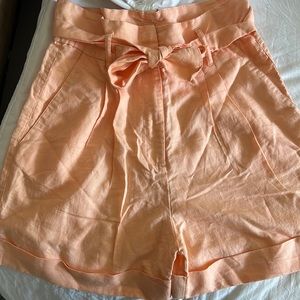 H&M High Waisted Peach Shorts